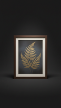 Golden Fern Study Open Edition Print